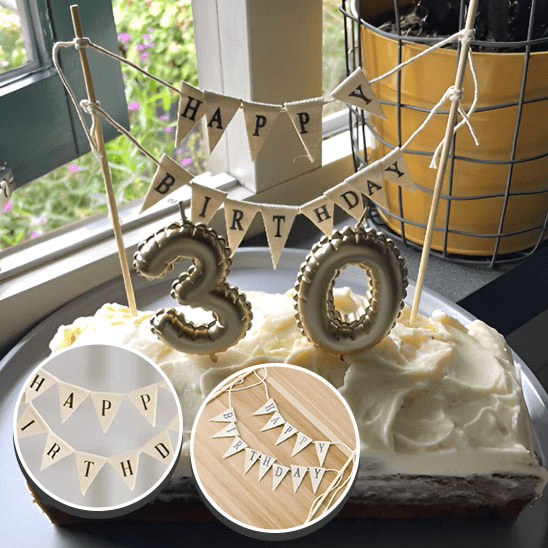 Décoration gâteau : L'anniversaire - Cuisine & Cuisiner