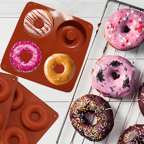 Moule à Donuts 4pc - Cuisine & Cuisiner